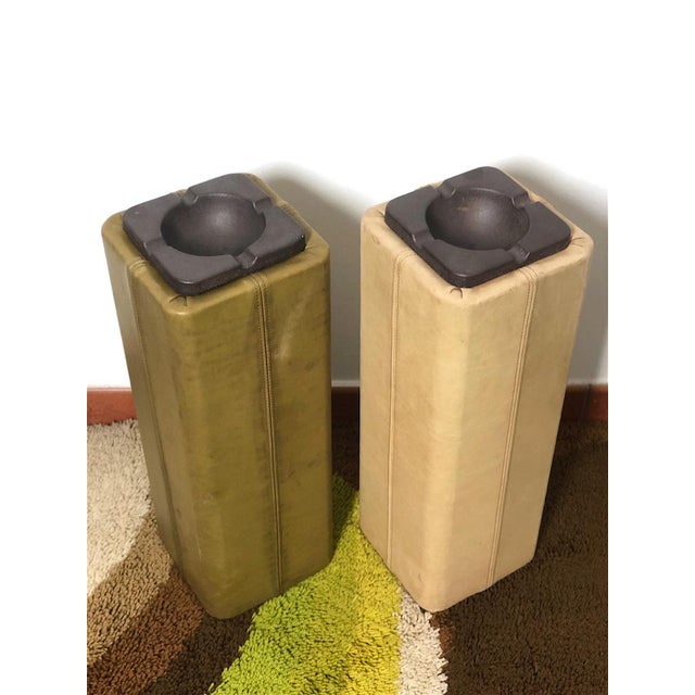 Brutalist Vintage Italian Ashtrays, 1970s, Set of 2 For Sale - Image 3 of 14