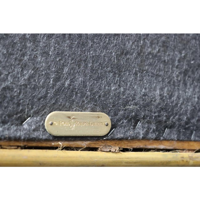 Wood Polo Ralph Lauren Woven & Bamboo Settee For Sale - Image 7 of 9