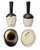Set of 3 Sculptural 1980’s Art Nouveau-Style Figurative Face Vases / Modern Art Pottery Vessels For Sale - Image 11 of 11