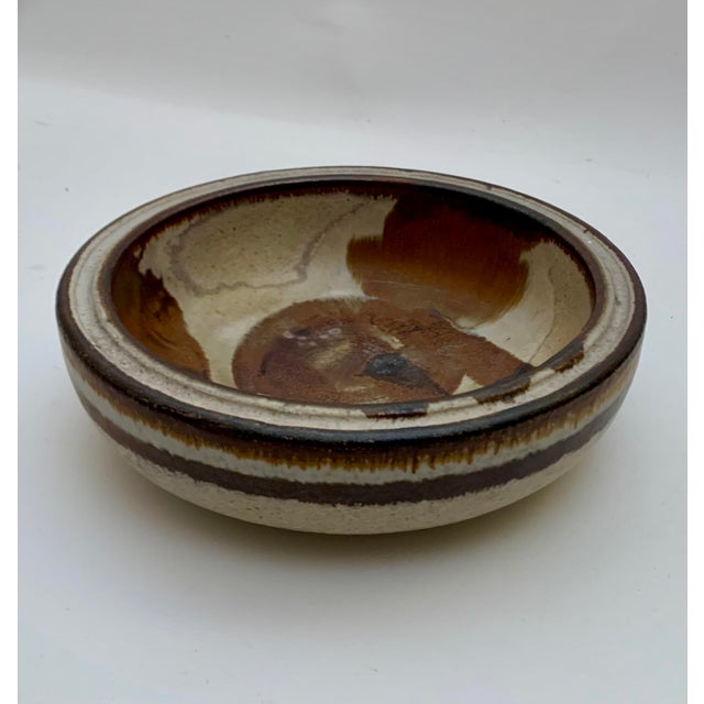 Danish Modern Pottery Bowl From Axella, 1970s For Sale - Image 4 of 14