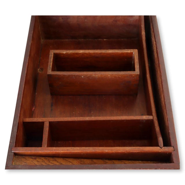 19th Century Antique American Folk Art Vanity Box With Heart For Sale - Image 5 of 11