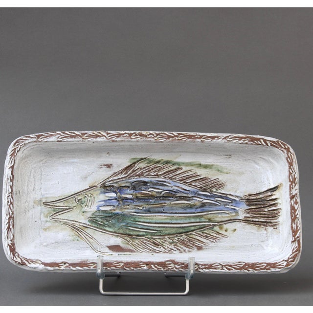 Vintage French Ceramic Tray by Albert Thiry, 1970s For Sale - Image 14 of 14