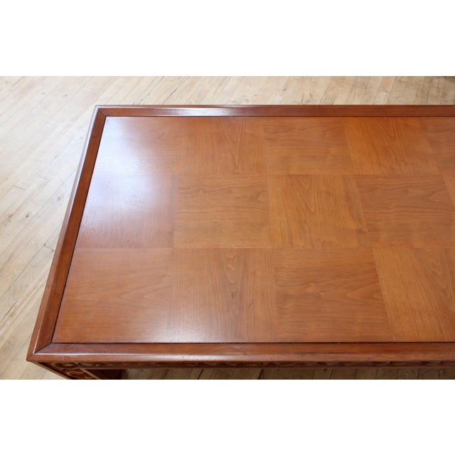 1970s Drexel Parsons Coffee Table- Checkerboard For Sale - Image 5 of 5