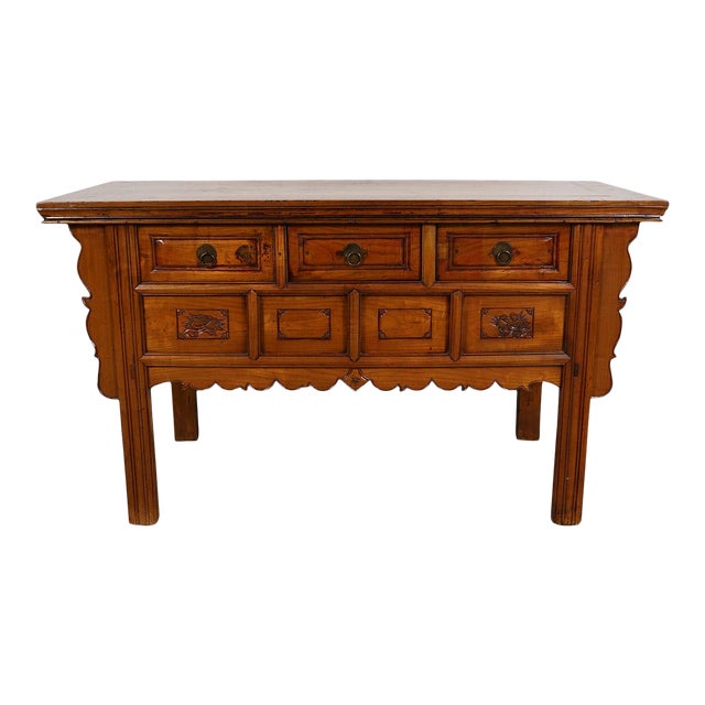 Antique Chinese Wooden Credenza Chairish