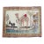 Vintage Zabihi Collection Anatolian Pictorial Camel Donkey Scatter Size Rug - 3'2" x 3'11" For Sale
