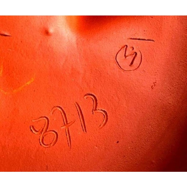 1940s Austrian Keramos Dancing Woman Figure in Red Clay, 1940s For Sale - Image 5 of 6