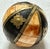 Black Vintage Late 20th Century Wood and Brass Decorative Orb Ball For Sale - Image 8 of 10
