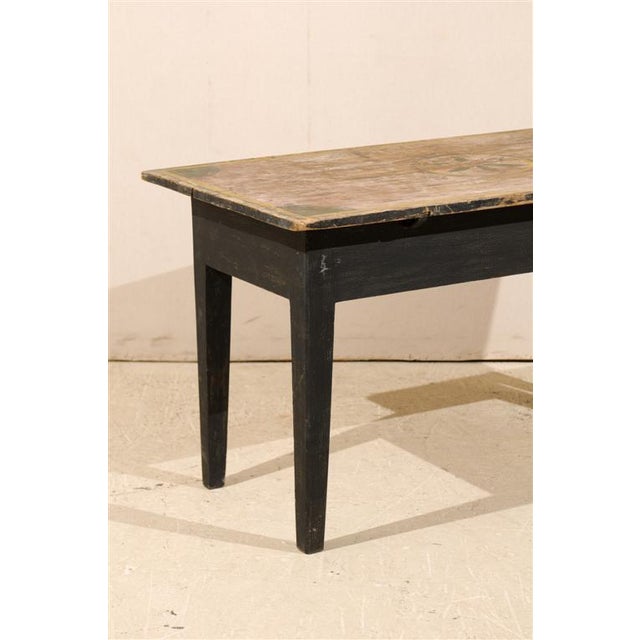 Mid 20th Century Swedish Console Table with Original Paint For Sale - Image 5 of 7