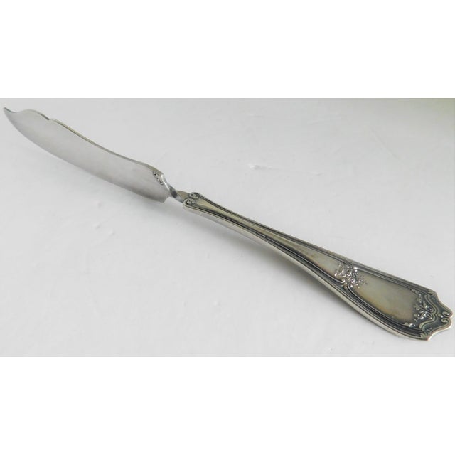 1847 Rogers Bros A1 X11 Vintage Silver Twisted Handle Master Butter