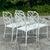 Vintage Costal “Calcutta” Cast Aluminum Dining Chairs After Brown Jordan - Set of 4 For Sale In West Palm - Image 6 of 10