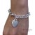 Sterling Silver Bracelet Metal Type: Sterling Silver Total Item Weight: 36.6 Grams Length: 7.0 in Width: 21.0 mm Height:...