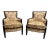 2010s Arhaus Paisley Upholstery Lounge Chairs - Set of 2 For Sale