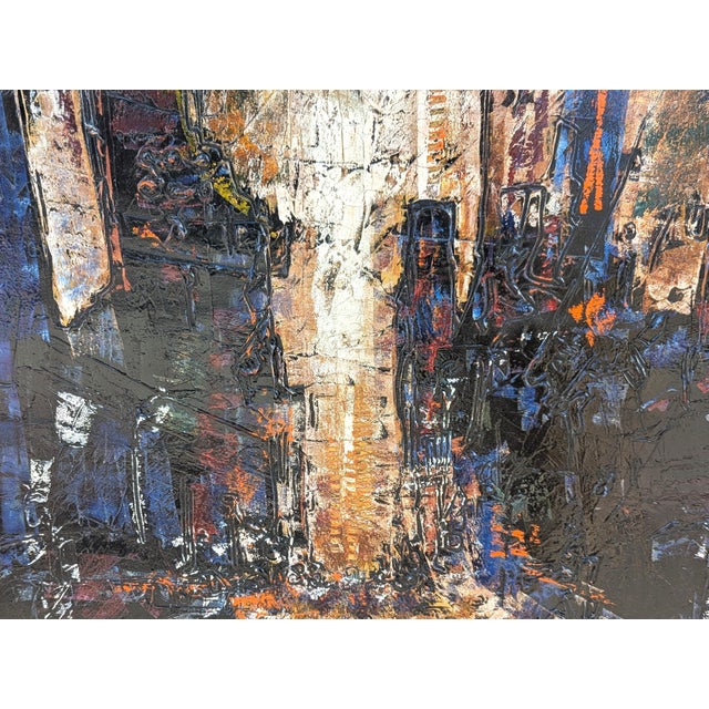 Pierre Olié "Super Hero" Contemporary Dark Toned Expressive Abstract Figurative Painting, Early 21st Century For Sale - Image 12 of 12
