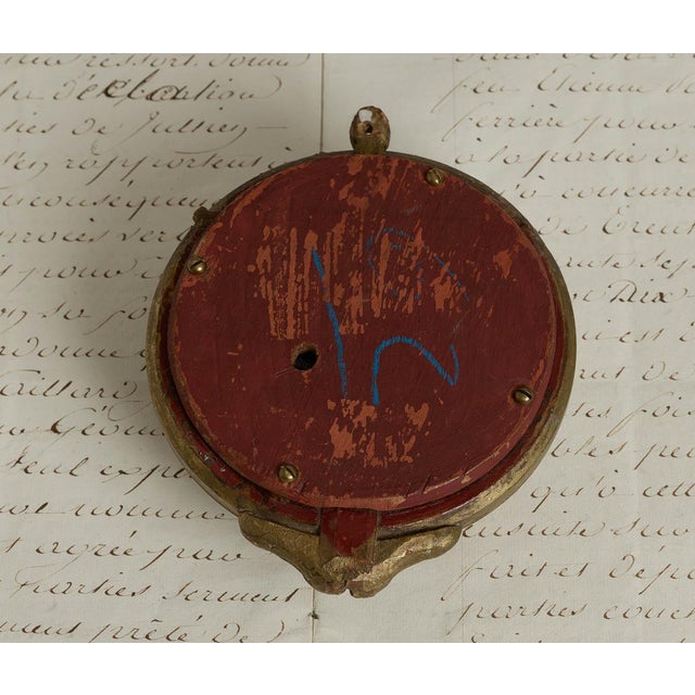 19th Century French Gilt Wood Barometer, Paris For Sale In San Francisco - Image 6 of 6