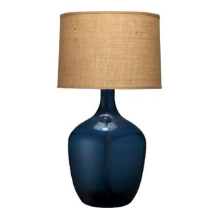 Jamie Young Plum Jar Table Lamp in Blue, X-Large For Sale