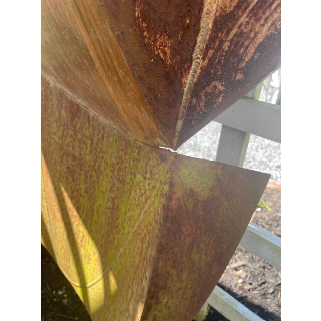 Copper Abstract Outdoor Sculptures, 2 Pieces For Sale - Image 9 of 11