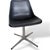 Plastic Vintage Swivel Chair with Black Shell and Chrome Base by Robin and Lucienne Day, 1960s For Sale - Image 7 of 9