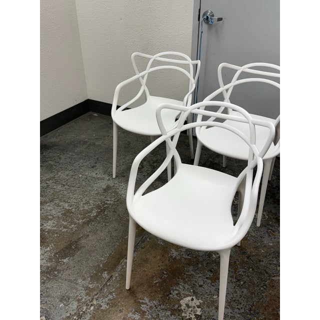 In the Style of Kartell Masters Dining Chairs, Set of Four For Sale In San Francisco - Image 6 of 12