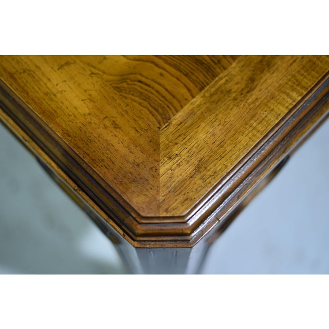 Mid 20th Century Mid-Century Chin Hua Burlwood Extendable Dining Table Corinthian Collection by Drexel Heritage 141" For Sale - Image 5 of 16