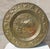 Mid- to early 20th-century brass charger. Copper/brass alloy metal tray, 30" in diameter. Raja hunting in the field on...