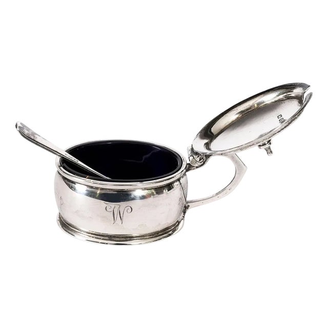 Antique George V Silver Cruet Set from William Neale & Son, 1934, Set of 2 For Sale