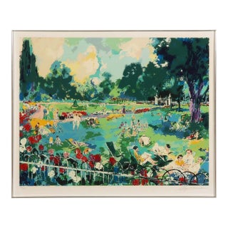 LeRoy Neiman, Regents Park (Framed Large Hand Signed Serigraph), 1984 For Sale