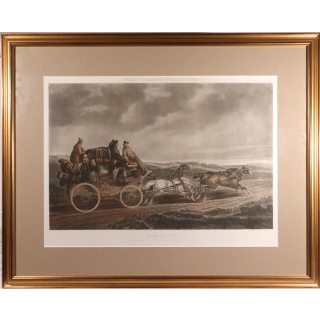 ‘Waking Up’: Fore’s Coaching Recollections — A Very Large Hand-Coloured Aquatint, After Charles Cooper Henderson For Sale - Image 12 of 12