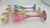 Murano Glass Champagne Glasses with Gold Rims, 1970s, Set of 6 For Sale - Image 8 of 9