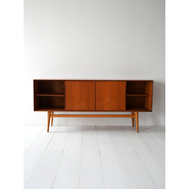 1960s Vintage Scandinavian Teak Sideboard, 1960s For Sale - Image 5 of 14