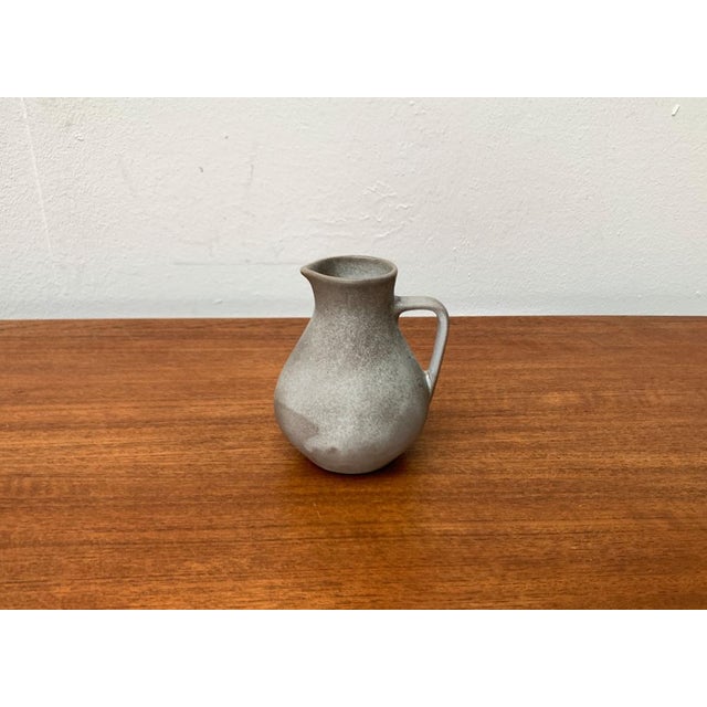 Mid-Century Minimalist WGP West German Pottery Carafe Vase from Marschner Kunsttöpferei, 1960s For Sale - Image 14 of 15