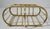 MCM Brass Oval Spindle Magazine Rack Holder For Sale - Image 4 of 7