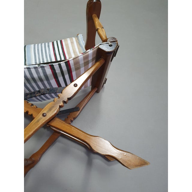 Foldable Deck Chair by W.H. Den Ouden for Vetus Rotterdam For Sale - Image 11 of 18