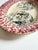 Ceramic Antique Red Transfer & Sponge Ware Platter Awkward Squad/ Dragoon Guards Military For Sale - Image 7 of 11