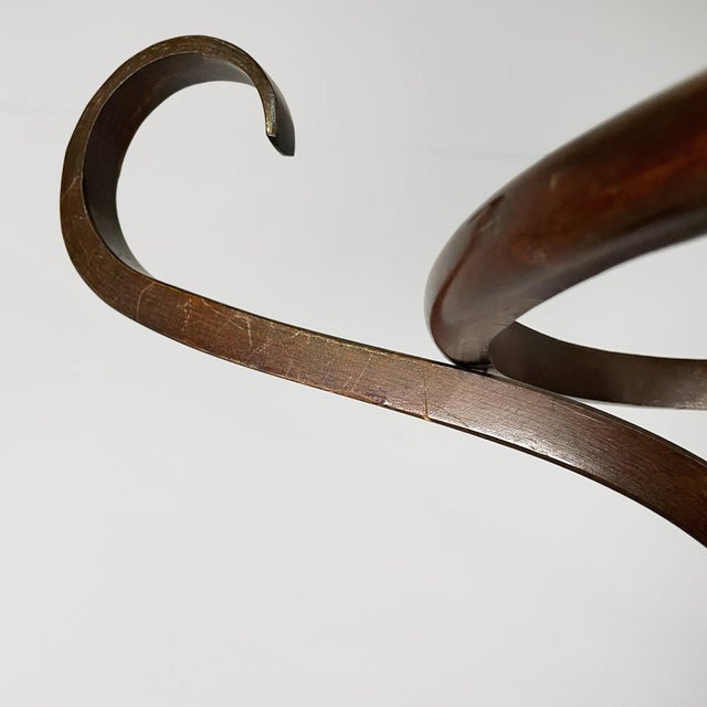 Wood Austrian Floor Coat Rack in Wood, 1940s For Sale - Image 7 of 18