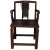 Chinese Yumu Official's Chair With Hand-Carved Splat and Fretwork For Sale - Image 9 of 9