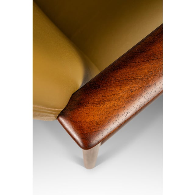 Set of Two (2) Rare Mid-Century Scandinavian Modern Arm Chairs in Solid Rosewood & Leather by De Klerk & Sons, Netherlands, C. 1960s For Sale - Image 10 of 13