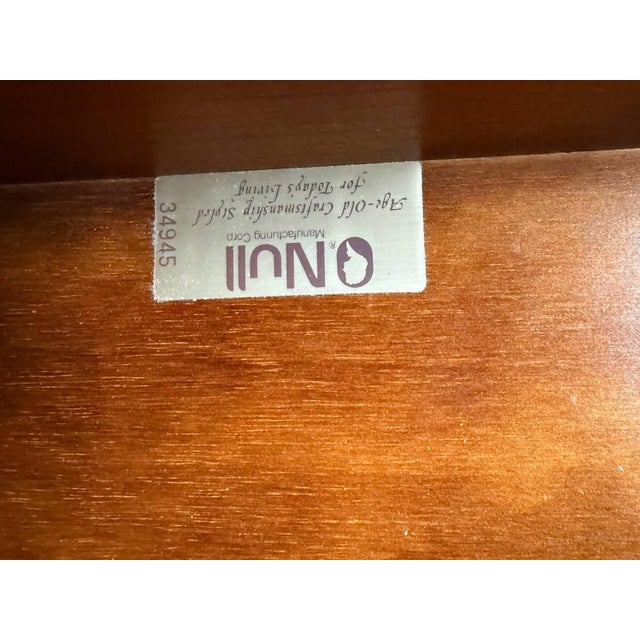 Brown Pair of Late 20th Century Chippendale Four-Drawer Nighstands by Null For Sale - Image 8 of 15