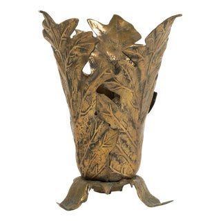 Bronze Umbrella Stand attributed to François Xavier & Claude Lalanne, France, 1970s For Sale
