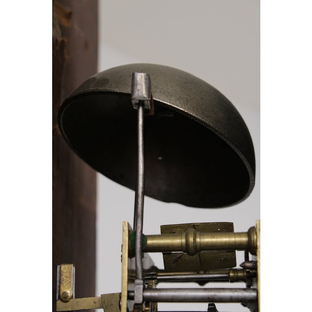 Period American Cherry Tall Cased Grandfather Clock For Sale - Image 17 of 18