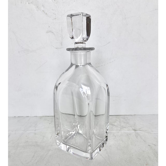Orrefors Vintage Orrefors Lead Crystal Monogrammed Decanter For Sale - Image 4 of 11