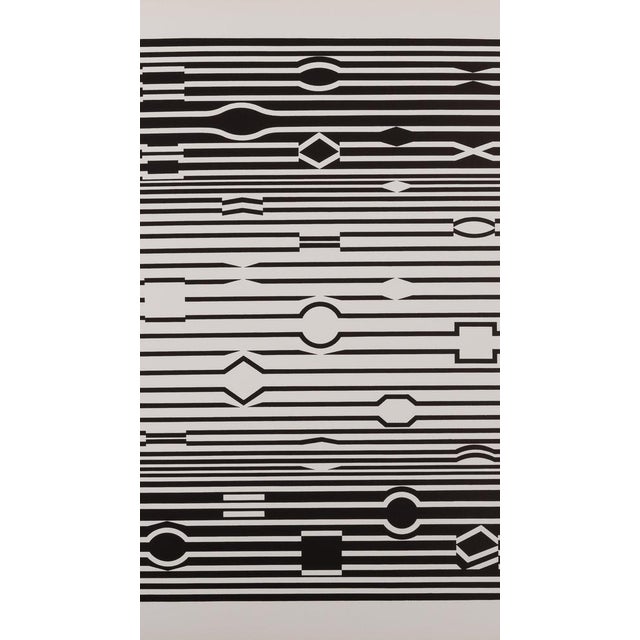 Victor Vasarely (1906-1997) Markab, 1973 Offset print after a work by the artist On heavy paper, 26 x 39 cm (approx. 10 x...