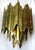 1970s Mid Century Modern Tom Greene Torch Cut Brass Brutalist Chandeliers - a Pair For Sale In Miami - Image 6 of 18