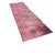 Turkish Wool Narrow Runner Rug in Over-Dyed Pink, 1970s For Sale - Image 9 of 11