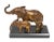 Black Art Deco Two Elephants on Black Marble Base, France, 1925 For Sale - Image 8 of 12