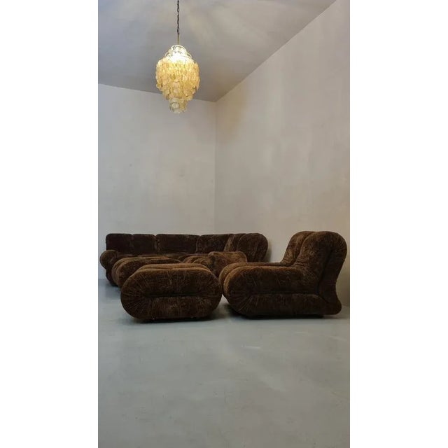 1960s Pagru Modular Sofa by Claudio Vagnoni for 1p Chemical Industry for the 1969 furniture, Set of 6 For Sale - Image 5 of 7