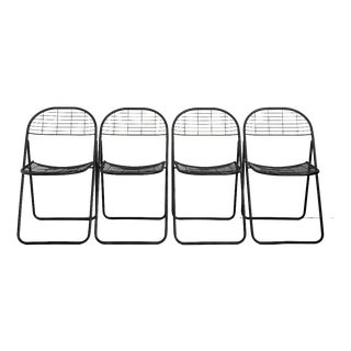 Vintage Chairs by Niels Gammelgaard for Ikea, 1980s, Set of 4 For Sale