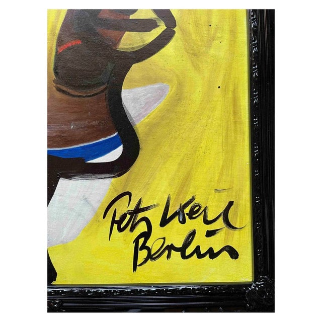 Abstract Expressionism Peter Keil Abstract Painting Framed For Sale - Image 3 of 5