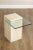 Late 20th Century Post Modern Cantilevered Glass & Travertine Side Table For Sale - Image 4 of 12