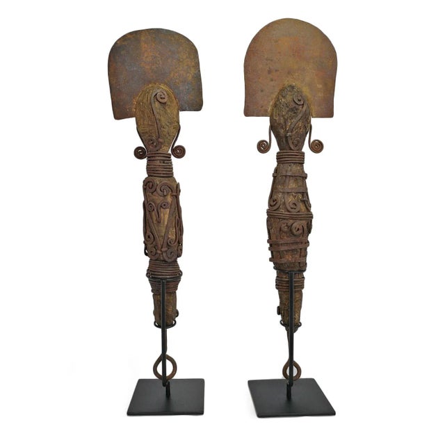 Wood Ibibio Cross River Nigerian Figure For Sale - Image 7 of 10