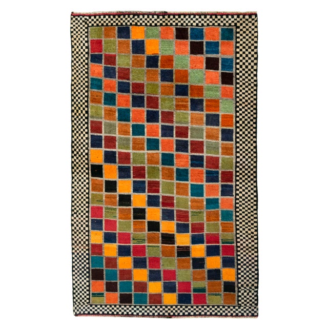 Hand-Knotted Gabbeh Rug For Sale - Image 10 of 10